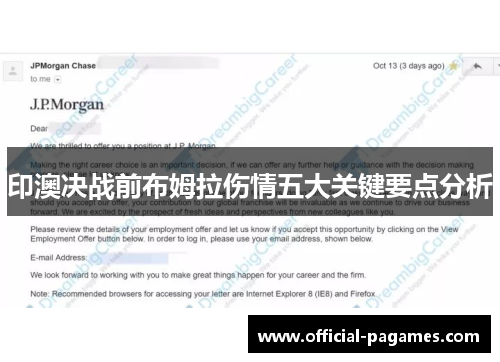 印澳决战前布姆拉伤情五大关键要点分析