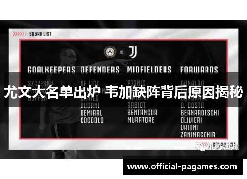 尤文大名单出炉 韦加缺阵背后原因揭秘